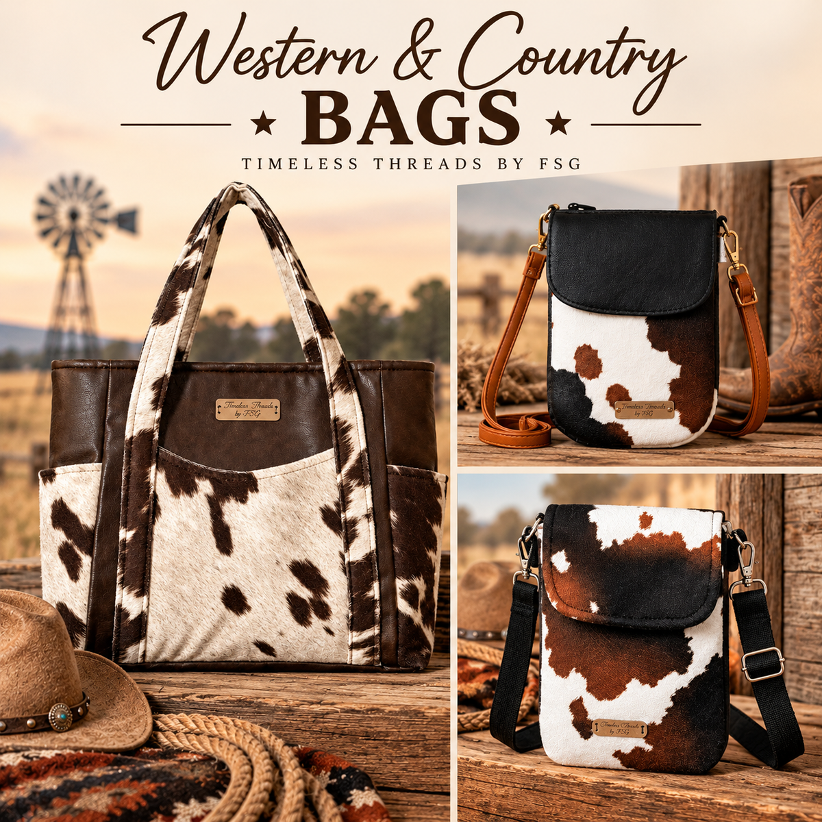 Western & Country Bags - Handmade with Rustic Charm