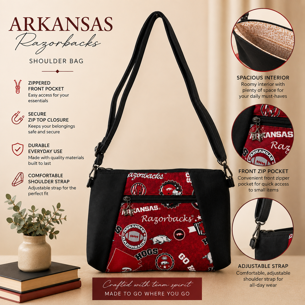 Arkansas Razorbacks Shoulder Bag