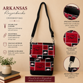 Arkansas Razorbacks Crossbody Bag – Handmade Game Day Purse
